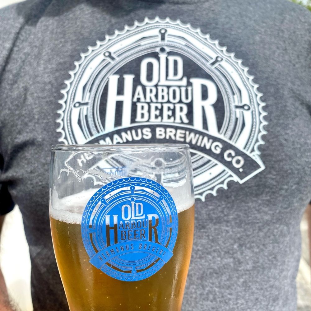 Old Harbour Brewery Grey Melange T-Shirt